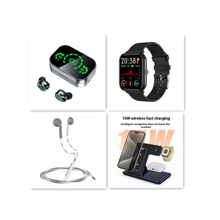 YD03 TWS Wireless Earbuds – Smart Display & Breathing Light