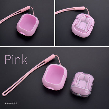 Mini Transparent Wireless Earbuds – ENC Noise Reduction & Digital Display