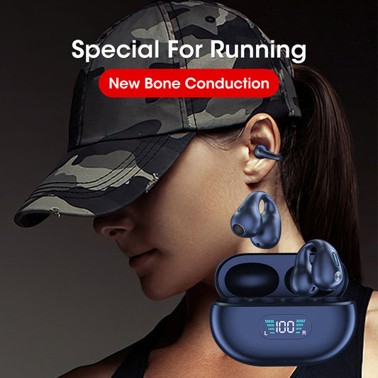 Bone Conduction Wireless Earbuds – Bluetooth 5.3 Sports Headset